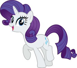 Size: 10169x8902 | Tagged: safe, artist:firesidearmy46231, derpibooru import, rarity, pony, unicorn, alternate hairstyle, cute, female, g4.5 to g4, looking at you, mare, open mouth, raised hoof, raribetes, simple background, solo, transparent background, vector