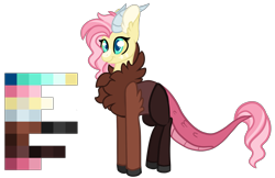 Size: 1971x1278 | Tagged: safe, artist:greyestgray, derpibooru import, oc, oc:tune, draconequus, hybrid, female, interspecies offspring, offspring, parent:discord, parent:fluttershy, parents:discoshy, reference sheet, simple background, solo, transparent background