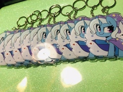 Size: 4032x3024 | Tagged: safe, artist:sakukitty, derpibooru import, trixie, acrylic charm, irl, photo, swag