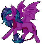 Size: 150x150 | Tagged: safe, artist:silentwolf-oficial, derpibooru import, oc, oc only, bat pony, pony, bat pony oc, bat wings, pixel art, raised hoof, simple background, solo, transparent background, wings