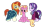 Size: 1280x681 | Tagged: safe, artist:potterheadzz, derpibooru import, luster dawn, starlight glimmer, sunburst, pony, unicorn, beard, clothes, facial hair, female, luster dawn is starlight's and sunburst's daughter, male, older, older starlight glimmer, older sunburst, shipping, simple background, skirt, smiling, smirk, starburst, straight, suit, transparent background, vector