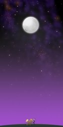 Size: 960x1920 | Tagged: safe, artist:askmerriweatherauthor, derpibooru import, oc, oc:roger houston, pony, male, moon, night, solo, stallion, telescope