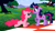 Size: 1280x720 | Tagged: safe, derpibooru import, screencap, pinkie pie, twilight sparkle, unicorn twilight, earth pony, pony, unicorn, lesson zero, floppy ears, flower, messy mane, picnic blanket, tree