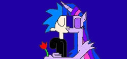 Size: 903x420 | Tagged: safe, artist:devon13168, derpibooru import, flash sentry, twilight sparkle, pony, equestria girls, 1000 hours in ms paint, female, flashlight, kissing, male, shipping, straight