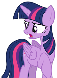 Size: 1738x2356 | Tagged: safe, artist:sketchmcreations, derpibooru import, twilight sparkle, twilight sparkle (alicorn), alicorn, pony, what about discord?, annoyed, female, mare, open mouth, raised hoof, simple background, solo, transparent background, vector