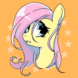 Size: 768x768 | Tagged: safe, artist:tomizawa96, derpibooru import, fluttershy, pegasus, pony, bust, portrait, solo