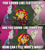 Size: 600x668 | Tagged: safe, derpibooru import, edit, edited screencap, screencap, fluttershy, pinkie pie, sunset shimmer, equestria girls, rainbow rocks, caption, image macro, text, voice actor joke