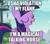 Size: 564x500 | Tagged: safe, derpibooru import, edit, edited screencap, screencap, twilight sparkle, twilight sparkle (alicorn), alicorn, the mane attraction, caption, cropped, image macro, osha, screw the rules, solo, text