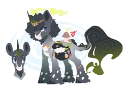 Size: 2399x1679 | Tagged: safe, artist:shady-bush, derpibooru import, oc, oc:scented pony, pony, male, mushroom, simple background, solo, stallion, white background