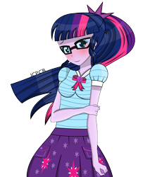 Size: 768x902 | Tagged: safe, artist:jcpreactyt, derpibooru import, sci-twi, twilight sparkle, equestria girls, equestria girls series, adorable face, clothes, cute, glasses, purple, purple eyes, simple background, skirt, solo, transparent background