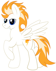 Size: 5492x6908 | Tagged: safe, artist:almaustral, derpibooru import, oc, oc only, pegasus, pony, pegasus oc, raised hoof, simple background, solo, transparent background, wings