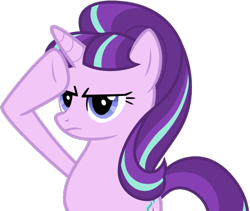 Size: 494x416 | Tagged: safe, artist:nano23823, derpibooru import, starlight glimmer, pony, unicorn, .svg available, base used, bust, female, mare, rainbow dash salutes, salute, simple background, solo, svg, transparent background, vector