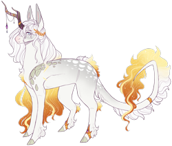 Size: 2575x2187 | Tagged: safe, artist:sleepy-nova, derpibooru import, oc, oc:equinox, kirin, magical lesbian spawn, male, offspring, parent:autumn blaze, parent:princess celestia, simple background, solo, transparent background