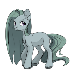 Size: 1024x1024 | Tagged: safe, artist:band sickle, derpibooru import, marble pie, earth pony, pony, pony creator, female, looking away, looking sideways, looking to side, mare, simple background, solo, transparent background