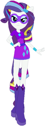 Size: 214x585 | Tagged: safe, artist:selenaede, artist:user15432, derpibooru import, rarity, human, equestria girls, base used, boots, clothes, dress, element of generosity, high heel boots, high heels, mask, ponied up, purple dress, purple shoes, shoes, superhero, superhero costume