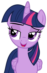 Size: 1500x2325 | Tagged: safe, artist:sketchmcreations, derpibooru import, twilight sparkle, twilight sparkle (alicorn), alicorn, pony, what about discord?, female, mare, open mouth, raised eyebrow, sassy, simple background, solo, transparent background, vector