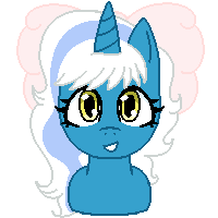 Size: 200x200 | Tagged: safe, artist:jazzyjwolf, derpibooru import, oc, oc:fleurbelle, alicorn, alicorn oc, bow, female, golden eyes, hair bow, horn, looking at you, mare, simple background, transparent background, wingding eyes, wings