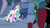 Size: 1920x1080 | Tagged: safe, derpibooru import, screencap, lord tirek, princess celestia, princess luna, queen chrysalis, starlight glimmer, alicorn, centaur, changeling, changeling queen, unicorn, the ending of the end, angry, female, male, scared, ultimate chrysalis