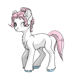 Size: 1024x1024 | Tagged: safe, derpibooru import, nurse redheart, earth pony, pony, pony creator, chest fluff, hair bun, missing accessory, missing cutie mark, simple background, solo, transparent background