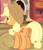 Size: 447x525 | Tagged: safe, derpibooru import, screencap, applejack, earth pony, pony, spike at your service, butt, cropped, female, golden oaks library, mare, plot, solo