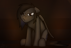 Size: 2357x1600 | Tagged: safe, artist:somber, derpibooru import, oc, oc only, pegasus, pony, angry, colored, cutie mark, dyed mane, emo, fire, male, solo