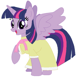 Size: 433x437 | Tagged: safe, artist:hubfanlover678, derpibooru import, twilight sparkle, twilight sparkle (alicorn), alicorn, birthday dress, clothes, dress, female, mare, simple background, solo, white background