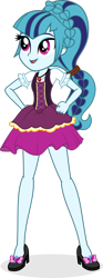 Size: 1280x3445 | Tagged: safe, artist:punzil504, derpibooru import, sonata dusk, equestria girls, alternate hairstyle, clothes, cutie mark, cutie mark on clothes, dirndl, legs, simple background, solo, transparent background