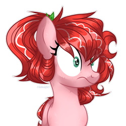 Size: 2060x2052 | Tagged: safe, artist:midnightmusic, derpibooru import, oc, oc only, oc:shimmy, oc:strawberry glaze, earth pony, pony, meep, scared, simple background, solo, spooked, transparent background