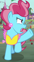 Size: 269x479 | Tagged: safe, derpibooru import, screencap, cup cake, earth pony, pony, the big mac question, cropped, female, mare