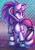 Size: 2480x3508 | Tagged: safe, artist:musicfirewind, derpibooru import, starlight glimmer, unicorn, alternate hairstyle, clothes, edgelight glimmer, gameloft, gameloft interpretation, shoes, skirt