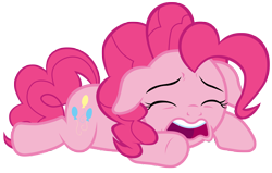 Size: 11000x7000 | Tagged: safe, artist:tardifice, derpibooru import, pinkie pie, earth pony, pony, the beginning of the end, absurd resolution, crying, simple background, solo, transparent background, vector