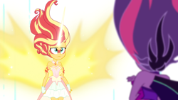 Size: 1920x1080 | Tagged: safe, derpibooru import, screencap, midnight sparkle, sci-twi, sunset shimmer, twilight sparkle, equestria girls, friendship games, daydream shimmer