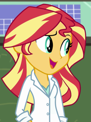 Size: 499x669 | Tagged: safe, derpibooru import, screencap, sunset shimmer, human, equestria girls, the science of magic, cropped, solo