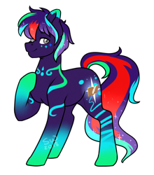 Size: 790x897 | Tagged: safe, artist:silentwolf-oficial, derpibooru import, oc, oc only, earth pony, pony, earth pony oc, ethereal mane, hooves to the chest, simple background, solo, starry mane, transparent background