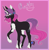 Size: 2007x2051 | Tagged: safe, artist:dark--drawz, derpibooru import, rarity, pony, unicorn, female, mare, purple background, redesign, signature, simple background, solo, unshorn fetlocks