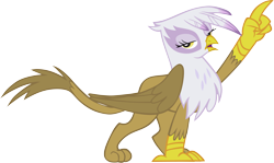 Size: 9867x5891 | Tagged: safe, artist:memnoch, derpibooru import, griffon, simple background, solo, transparent background, vector