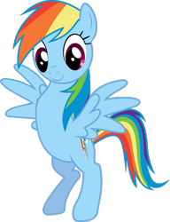 Size: 393x512 | Tagged: safe, anonymous artist, derpibooru import, rainbow dash, pegasus, pony, /mlp/, bipedal, cursed image, drawthread, requested art, simple background, solo, transparent background, vector, when you see it