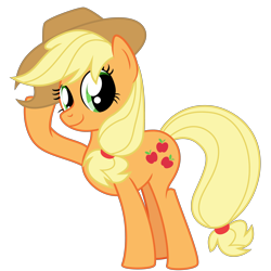 Size: 4096x4096 | Tagged: safe, artist:dashyoshi, derpibooru import, applejack, earth pony, pony, .svg available, cute, jackabetes, looking at you, simple background, solo, transparent background, vector