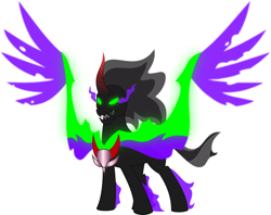 Size: 4096x3248 | Tagged: safe, derpibooru import, king sombra, pony of shadows, pony, unicorn, shadow lord sombra, simple background, white background