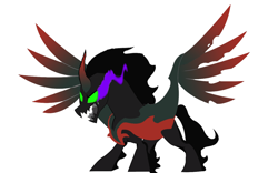 Size: 4096x2560 | Tagged: safe, derpibooru import, king sombra, pony of shadows, pony, unicorn, shadow lord sombra, simple background, white background