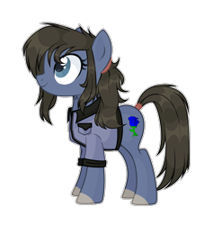 Size: 2920x2960 | Tagged: safe, artist:lazuli, artist:thieeur-nawng, derpibooru import, oc, oc only, earth pony, pony, base used, clothes, colored hooves, earth pony oc, simple background, smiling, solo, transparent background