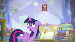 Size: 1920x1080 | Tagged: safe, derpibooru import, screencap, discord, twilight sparkle, twilight sparkle (alicorn), alicorn, the ending of the end, book