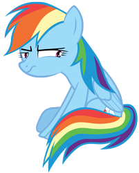 Size: 7000x8700 | Tagged: safe, artist:tardifice, derpibooru import, rainbow dash, pegasus, pony, non-compete clause, absurd resolution, simple background, solo, transparent background, unamused, vector