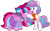 Size: 1604x1009 | Tagged: safe, artist:徐詩珮, derpibooru import, princess flurry heart, oc, oc:bubble sparkle, pony, series:sprglitemplight diary, series:sprglitemplight life jacket days, series:springshadowdrops diary, series:springshadowdrops life jacket days, alternate universe, base used, bubbleverse, clothes, cousins, female, magical lesbian spawn, magical threesome spawn, multiple parents, next generation, offspring, older, older flurry heart, parent:glitter drops, parent:spring rain, parent:tempest shadow, parent:twilight sparkle, parents:glittershadow, parents:sprglitemplight, parents:springdrops, parents:springshadow, parents:springshadowdrops, simple background, transparent background