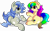 Size: 8000x5000 | Tagged: safe, artist:rainbowtashie, derpibooru import, mayor mare, minuette, oc, oc:dental authority, oc:rainbow tashie, earth pony, pony, unicorn, butt, clothes, commissioner:bigonionbean, cutie mark, female, flank, fusion, fusion:dental authority, glasses, mare, plot, simple background, transparent background, writer:bigonionbean