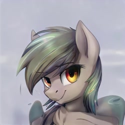 Size: 1024x1024 | Tagged: safe, artist:thisponydoesnotexist, derpibooru import, oc, pony, neural network, simple background, solo