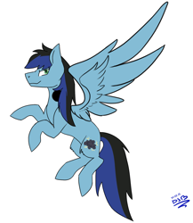 Size: 1481x1705 | Tagged: safe, artist:toptian, derpibooru import, oc, oc only, pegasus, pony, pegasus oc, rearing, signature, simple background, solo, white background, wings