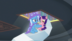 Size: 1920x1080 | Tagged: safe, derpibooru import, screencap, trixie, the ending of the end, raspberry dazzle