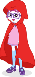 Size: 1280x2754 | Tagged: safe, artist:punzil504, derpibooru import, little red, equestria girls, little red riding hood, pun, simple background, transparent background