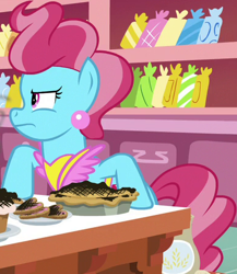 Size: 385x444 | Tagged: safe, derpibooru import, screencap, cup cake, earth pony, pony, the big mac question, cropped, female, mare